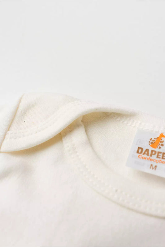 Conjunto Body para Bebê Menina Nuvem de Algodão Marfim