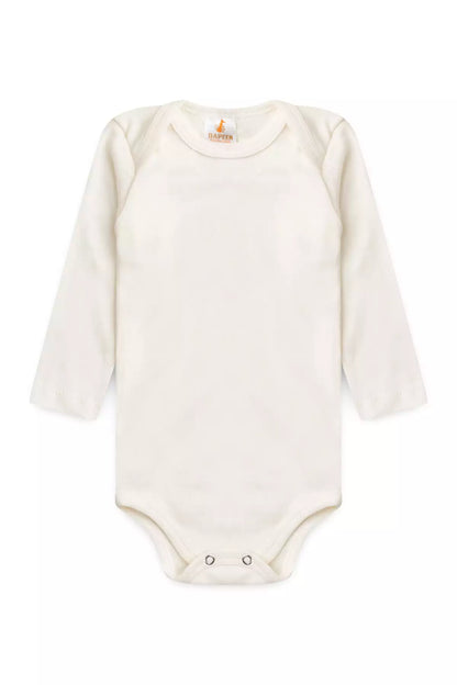 Conjunto Body para Bebê Menina Nuvem de Algodão Marfim