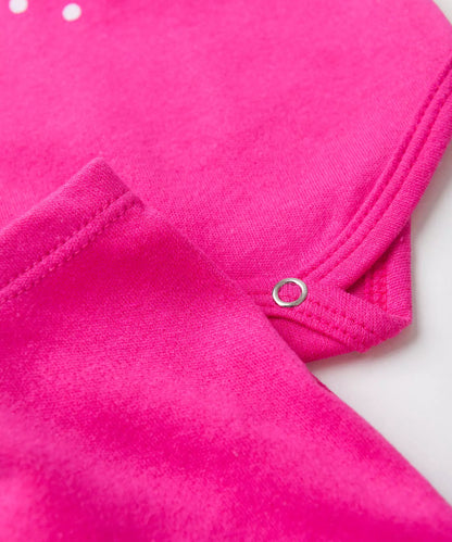 Conjunto Body para Bebê Menina Sonho Doce Rosa
