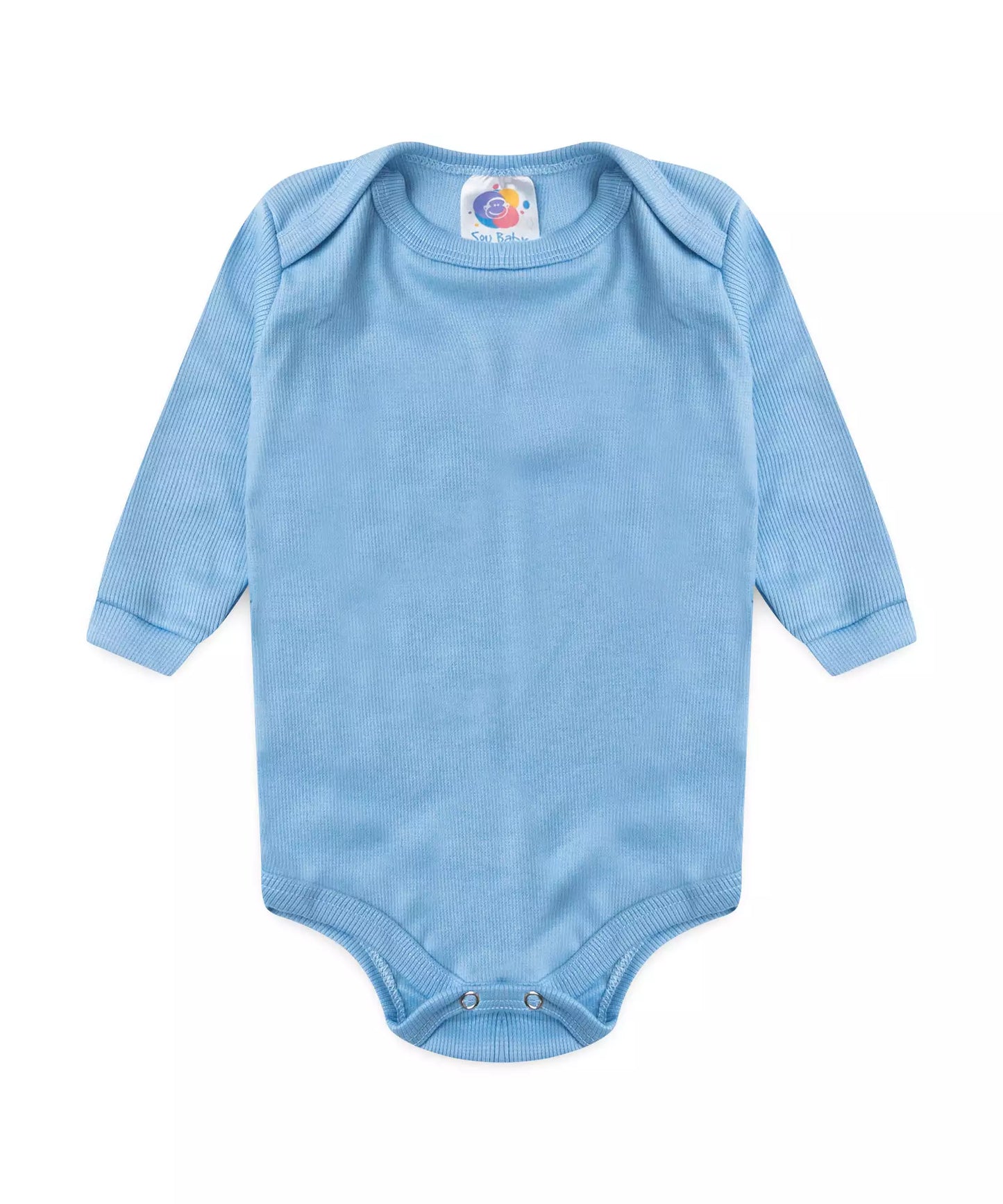 Conjunto Body para Bebê Menino Básico Azul