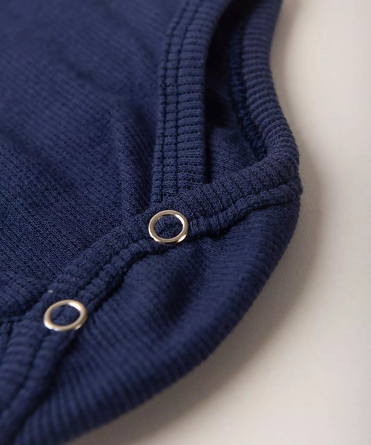 Conjunto Body para Bebê Menino Básico Marinho