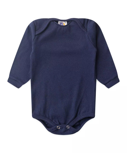 Conjunto Body para Bebê Menino Básico Marinho
