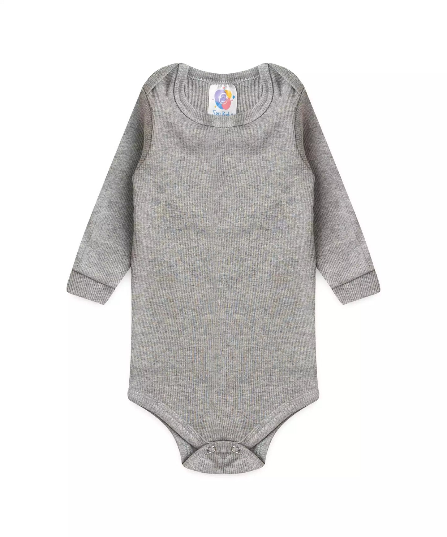 Conjunto Body para Bebê Menino Básico Mescla