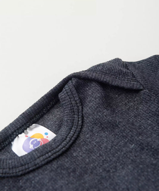 Conjunto Body para Bebê Menino Básico Preto