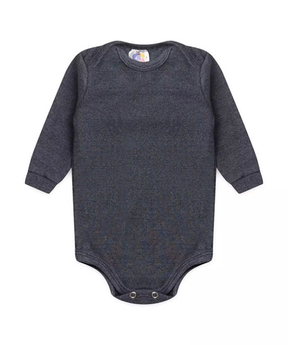 Conjunto Body para Bebê Menino Básico Preto