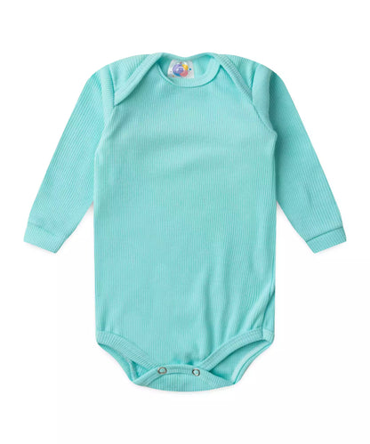 Conjunto Body para Bebê Menino Básico Verde Água