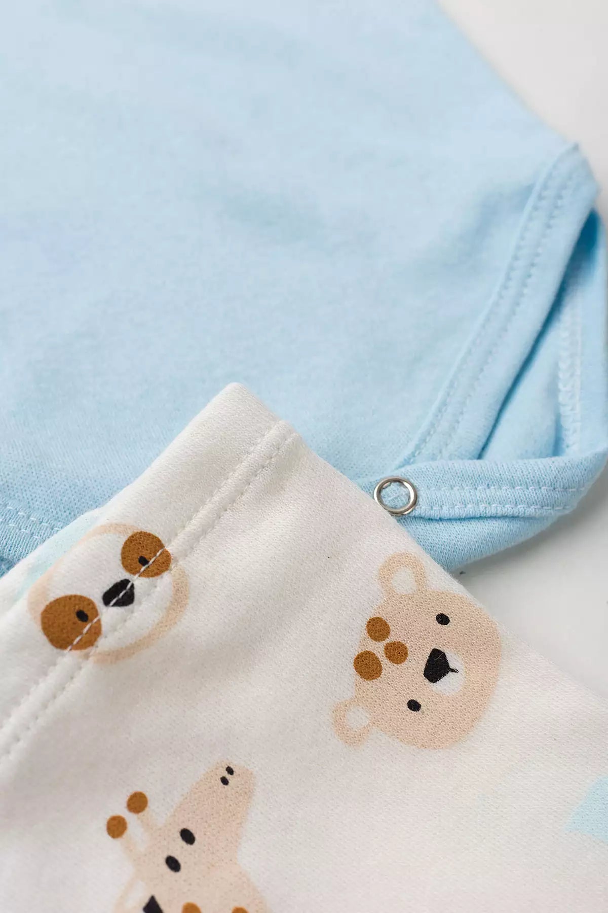Conjunto Body para Bebê Menino Bichinhos Divertidos Azul