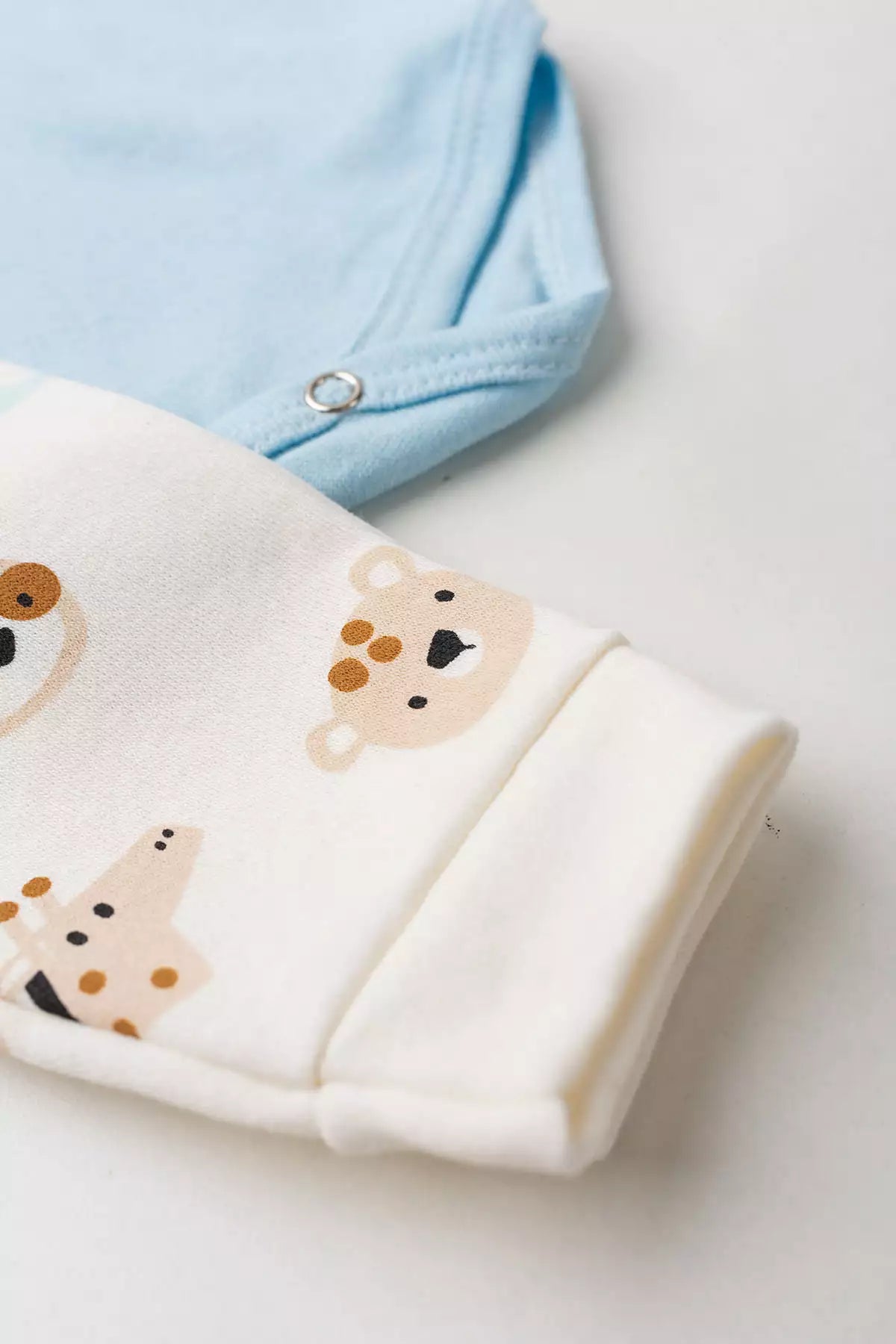 Conjunto Body para Bebê Menino Bichinhos Divertidos Azul