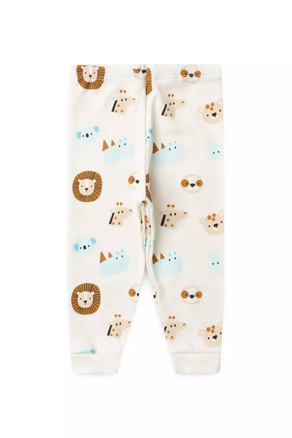 Conjunto Body para Bebê Menino Bichinhos Divertidos Azul