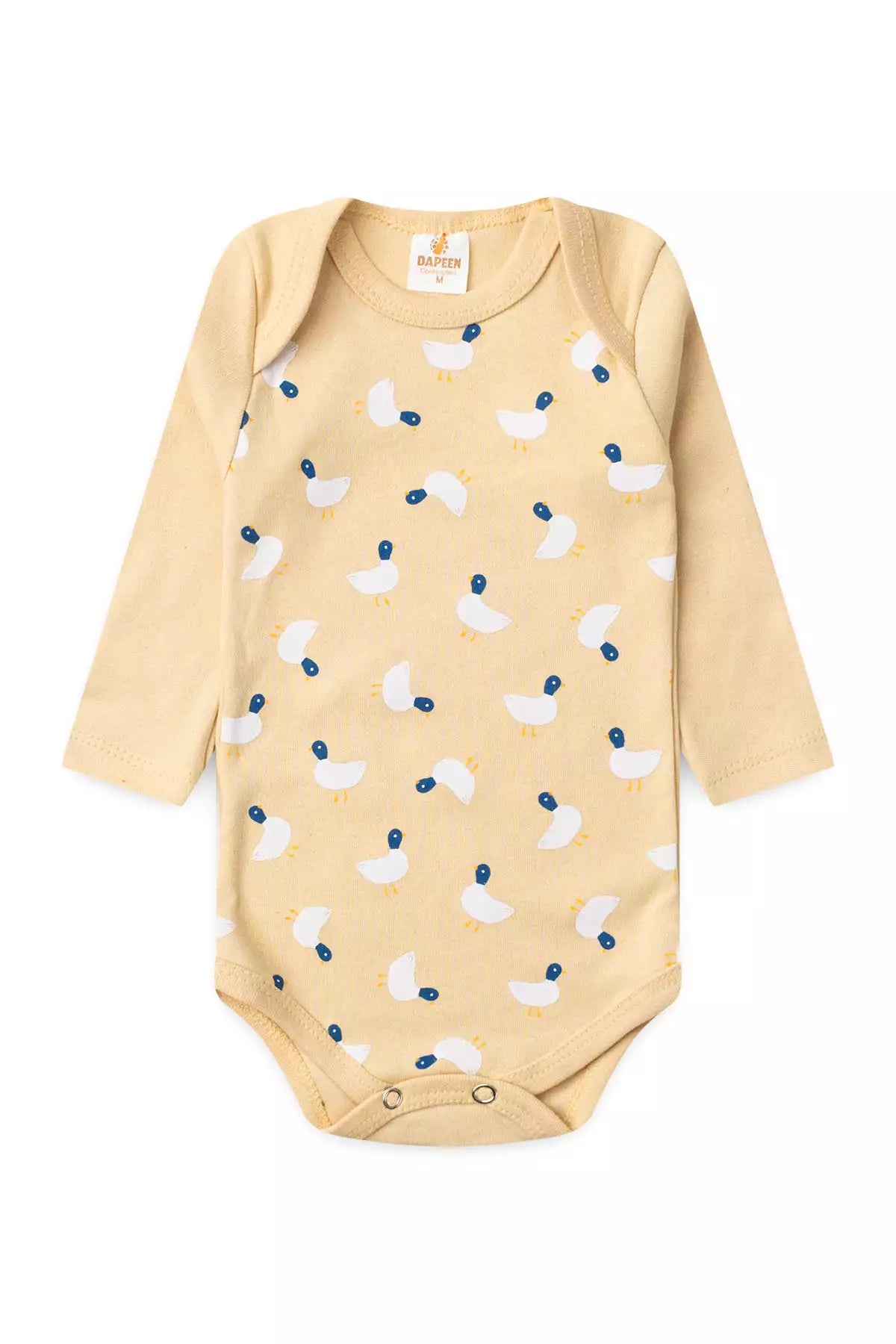 Conjunto Body para Bebê Menino Patinho Encantado Marfim