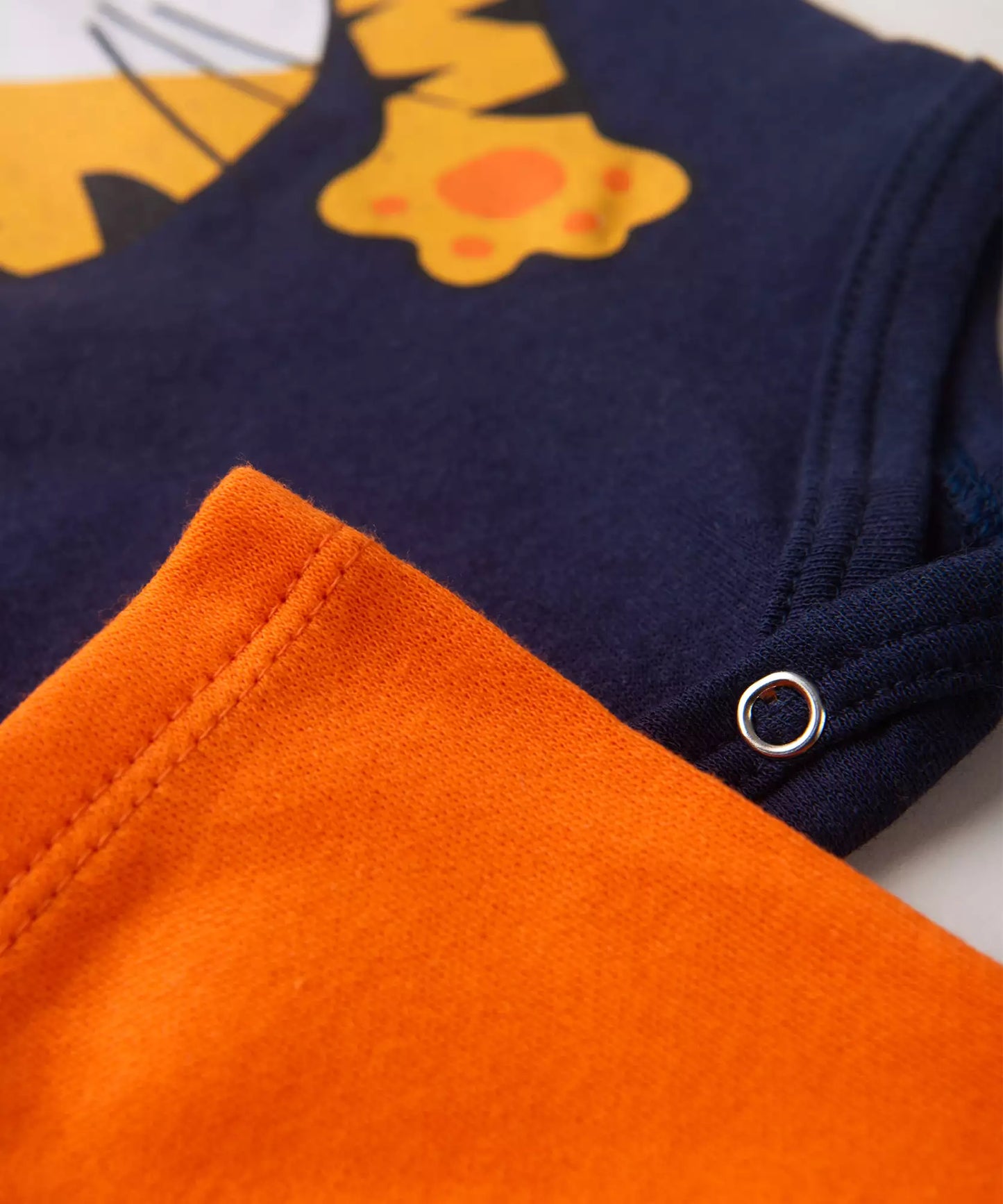 Conjunto Body para Bebê Menino Tigrinho Marinho