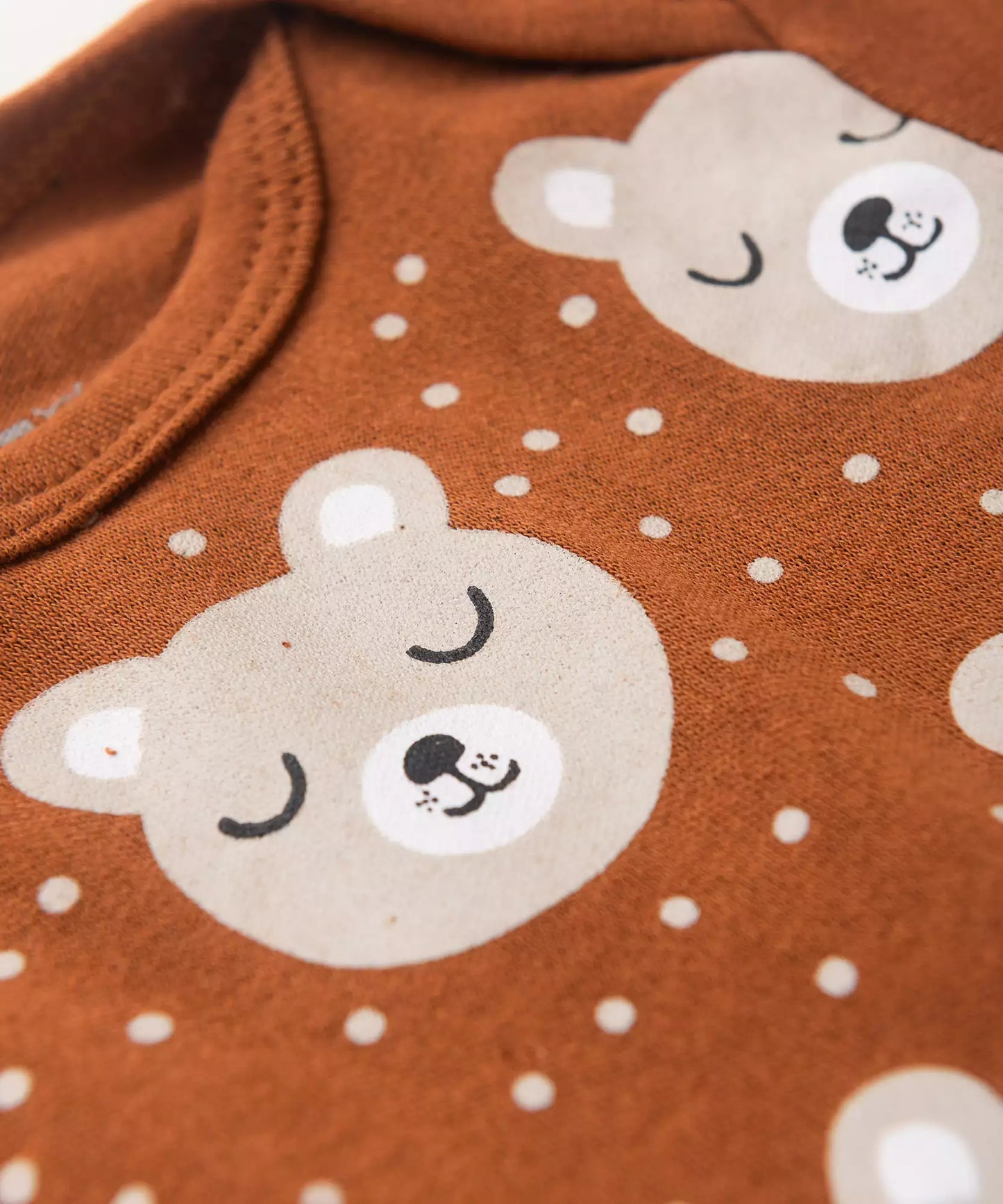Conjunto Body para Bebê Menino Ursinho Marrom