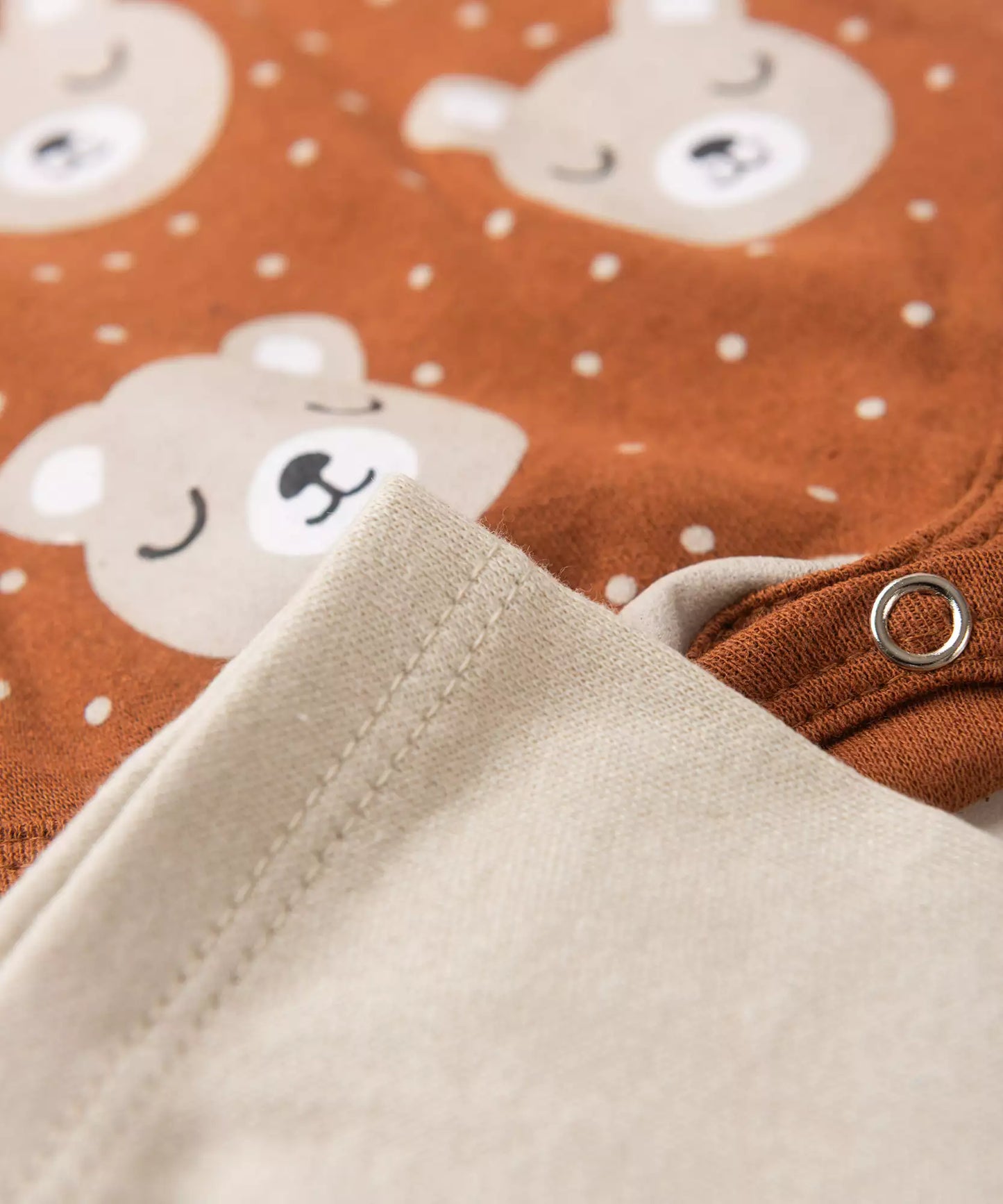 Conjunto Body para Bebê Menino Ursinho Marrom