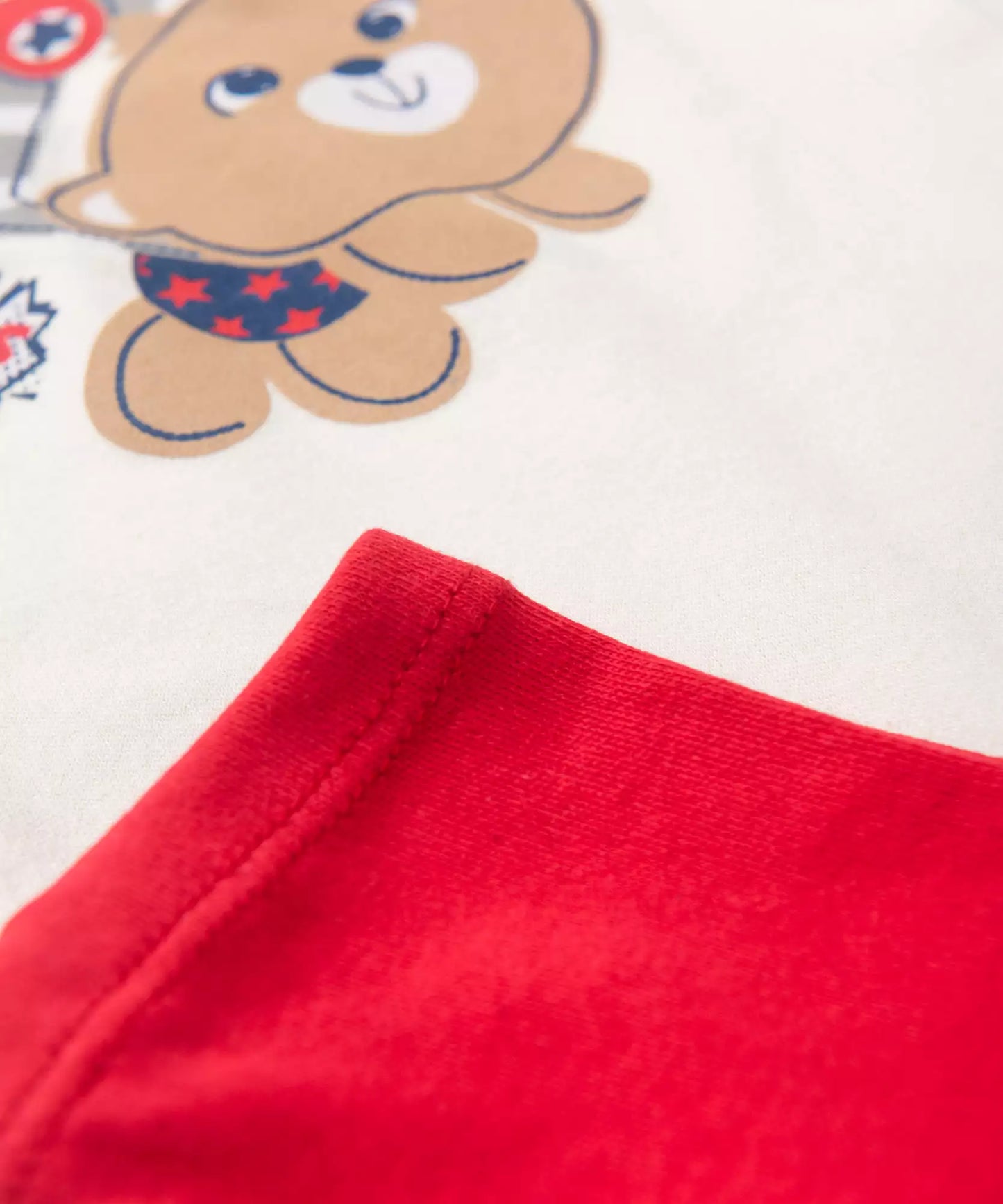 Conjunto Body para Bebê Menino Urso Marfim