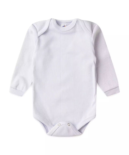 Conjunto Body para Bebê Unissex Básico Branco