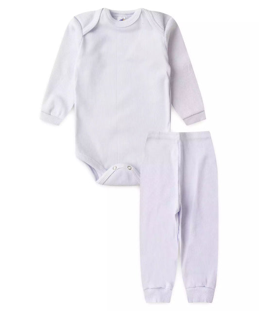 Conjunto Body para Bebê Unissex Básico Branco