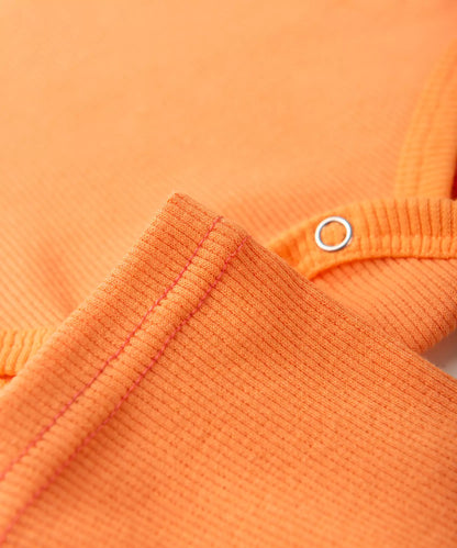 Conjunto Body para Bebê Unissex Básico Laranja