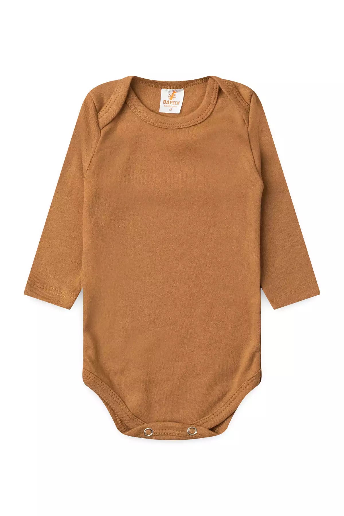 Conjunto Body para Bebê Unissex Ursinho Aconchego Marrom