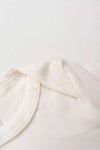 Conjunto Body para Bebê Unissex Ursinho Viajante Marfim