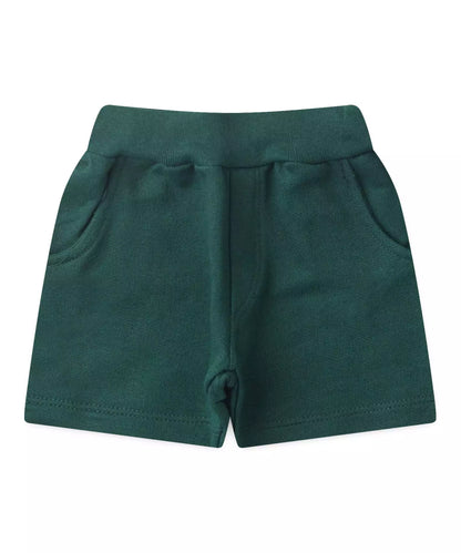 Conjunto Curto Bebê Menino Dino no Trator Mescla