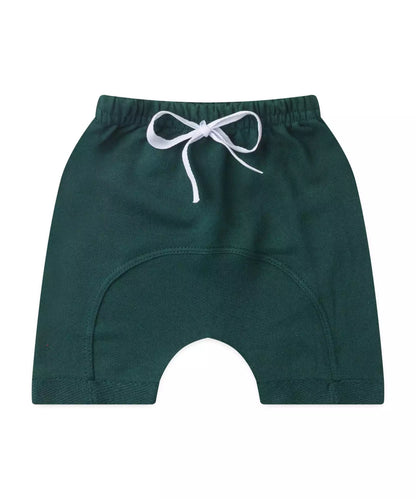Conjunto Curto Bebê Menino Little Captain Verde