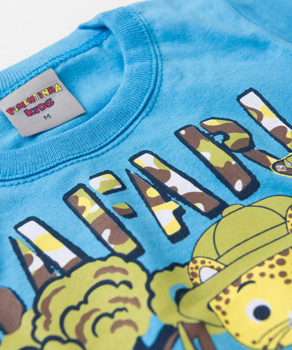 Conjunto Curto Bebê Menino Safari Adventure Azul