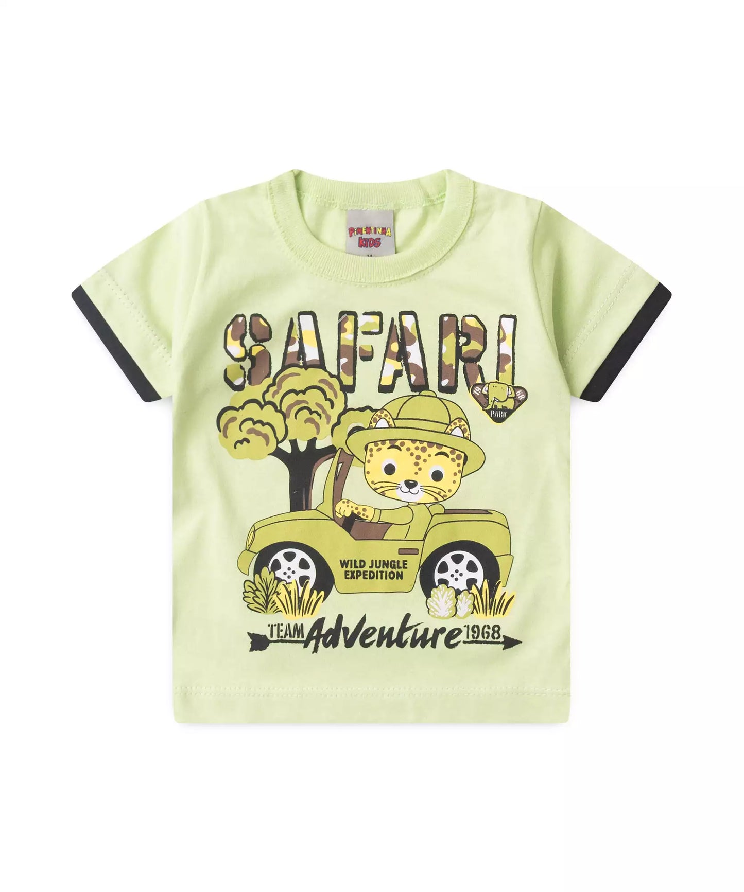 Conjunto Curto Bebê Menino Safari Adventure Verde