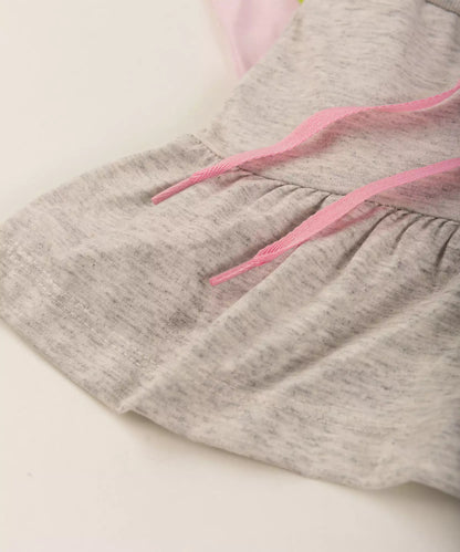 Conjunto Curto Infantil Feminino Borboleta Rosa