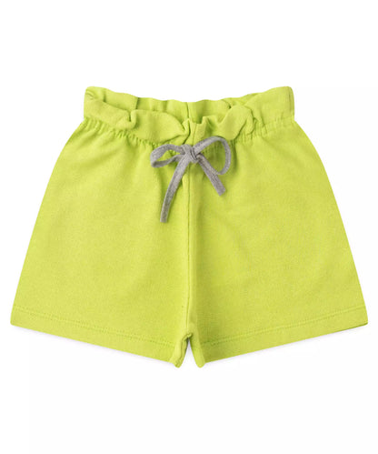 Conjunto Curto Infantil Feminino Coração Mescla