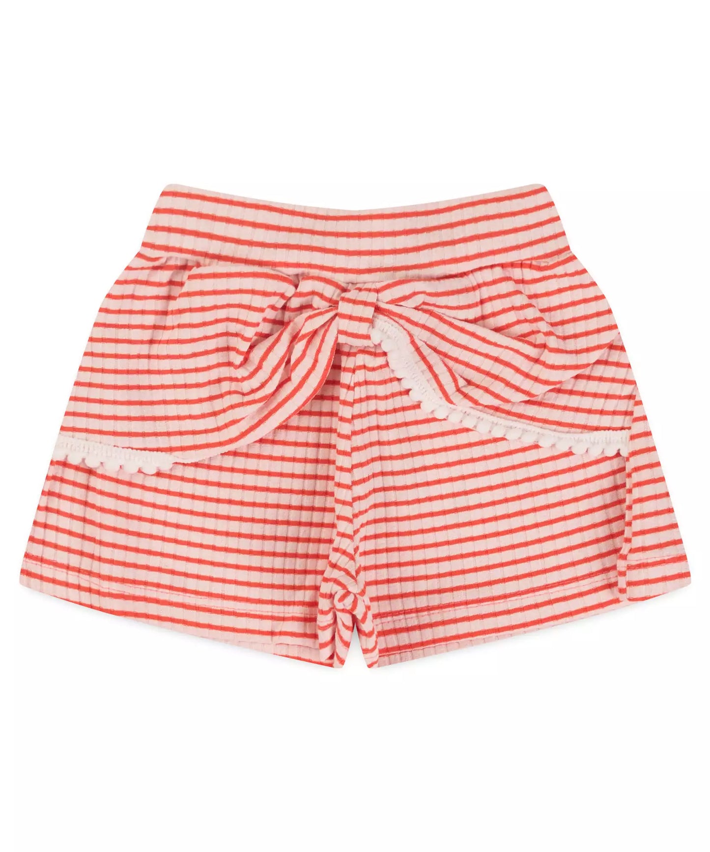 Conjunto Curto Infantil Feminino Estampado Salmão