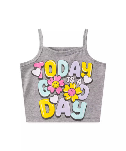 Conjunto Curto Infantil Feminino Good Day Mescla