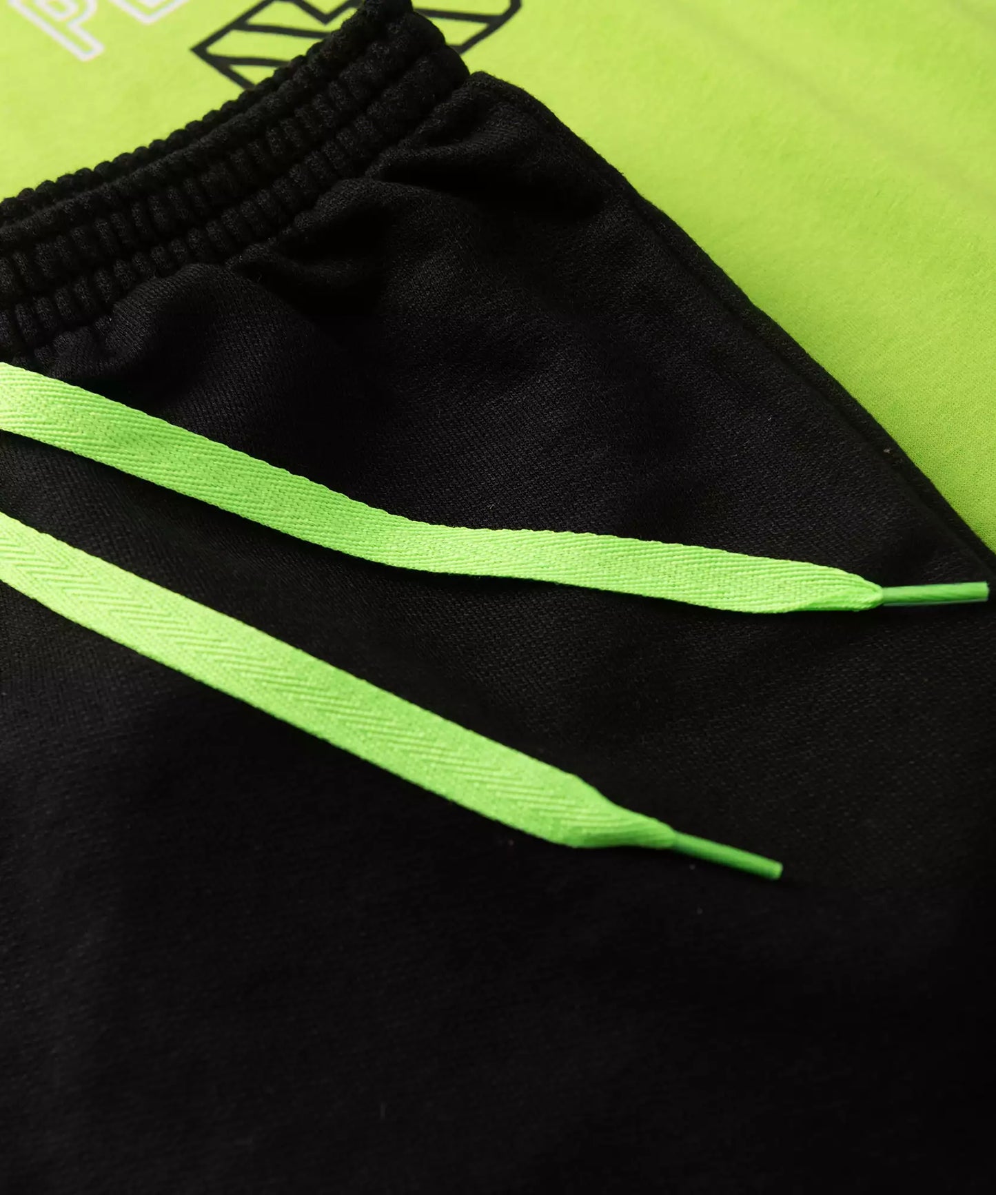 Conjunto Curto Infantil Masculino Estampado Verde