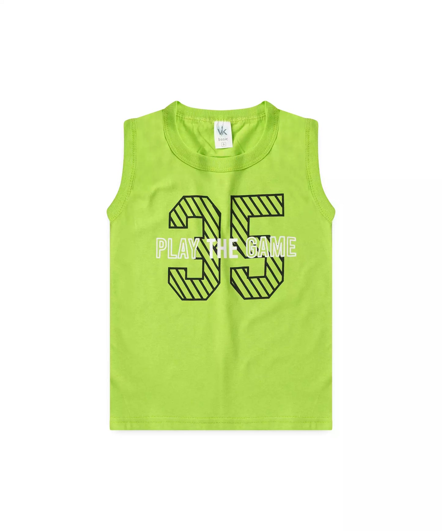 Conjunto Curto Infantil Masculino Estampado Verde
