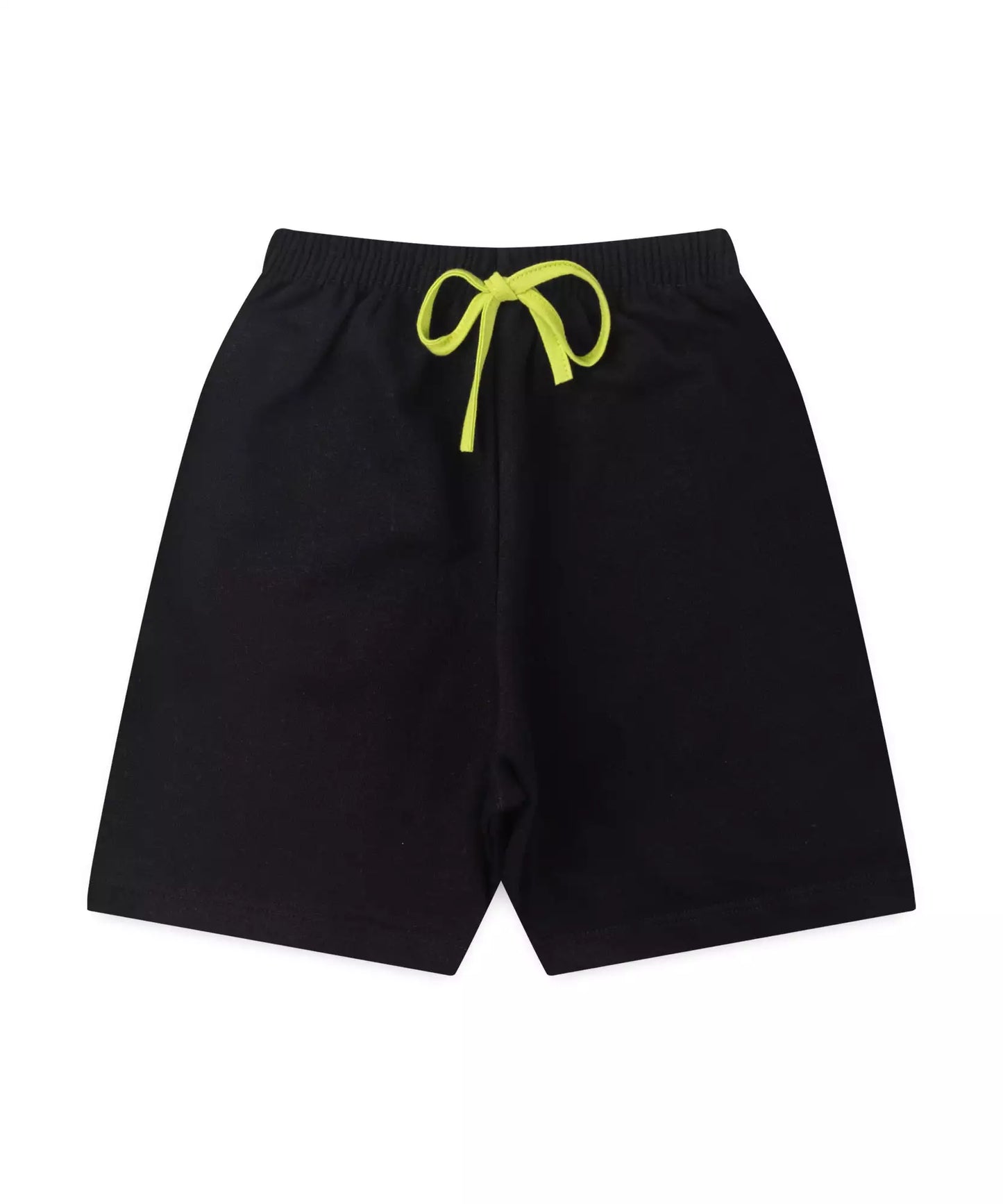 Conjunto Curto Infantil Masculino Verde Estampado