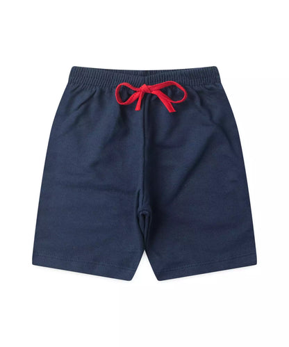 Conjunto Curto Infantil Masculino em Estampado em Vermelho