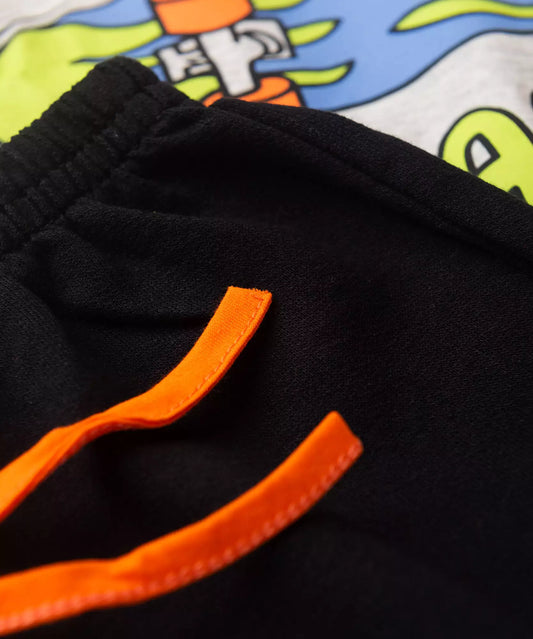 Conjunto Curto Infantil Masculino Skate Mescla