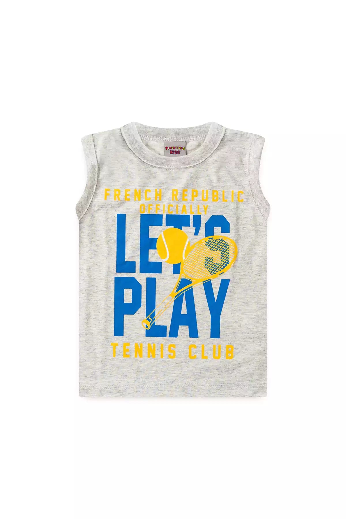 Conjunto Curto Menino Clube do Tênis Mescla