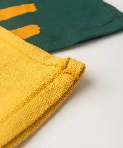 Conjunto Curto Menino Safari Selvagem Verde