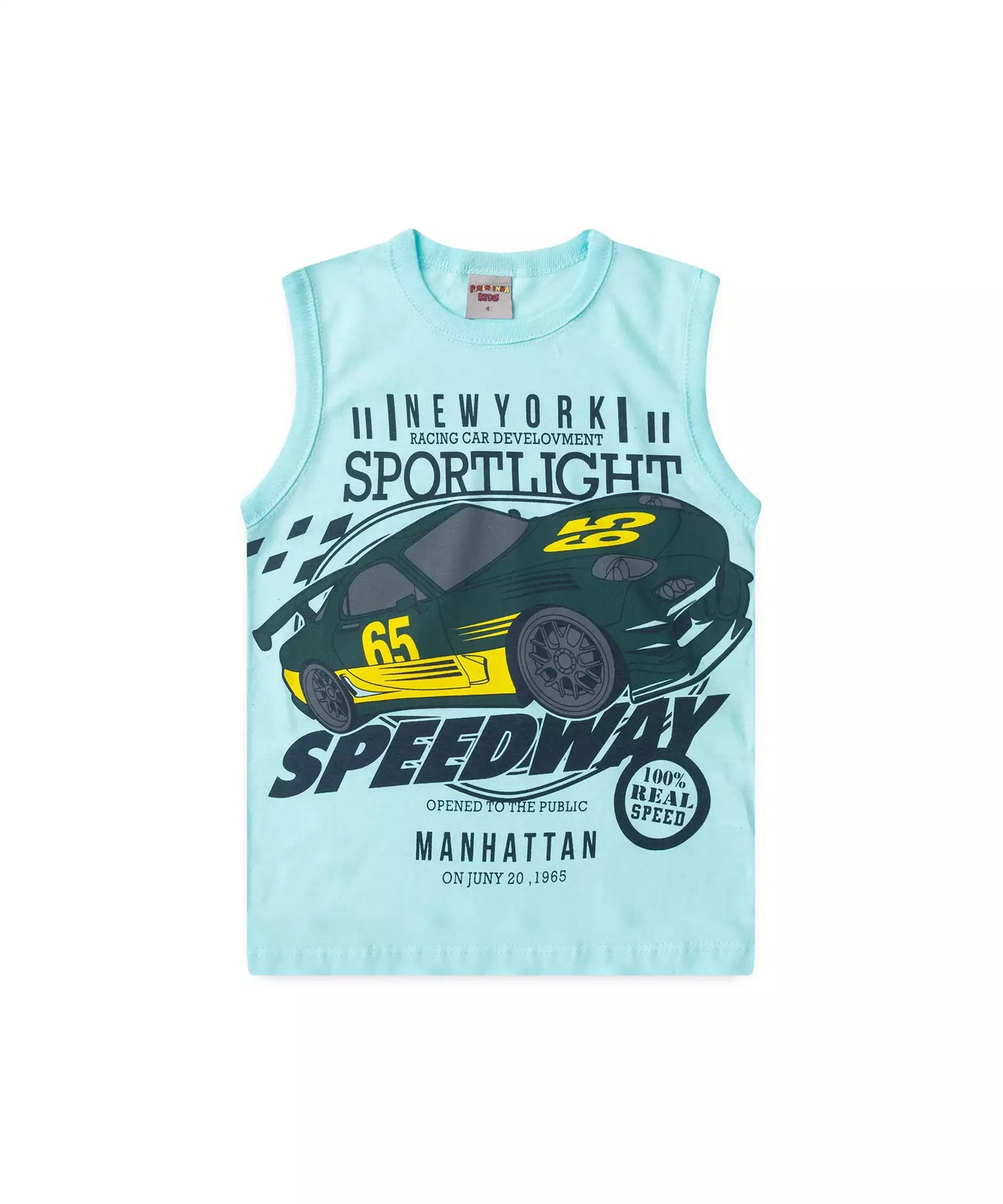 Conjunto Curto Menino Speedway Azul