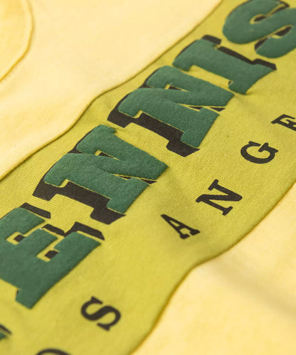 Conjunto Curto Menino Tennis Los Angeles Amarelo