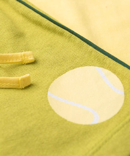 Conjunto Curto Menino Tennis Los Angeles Amarelo