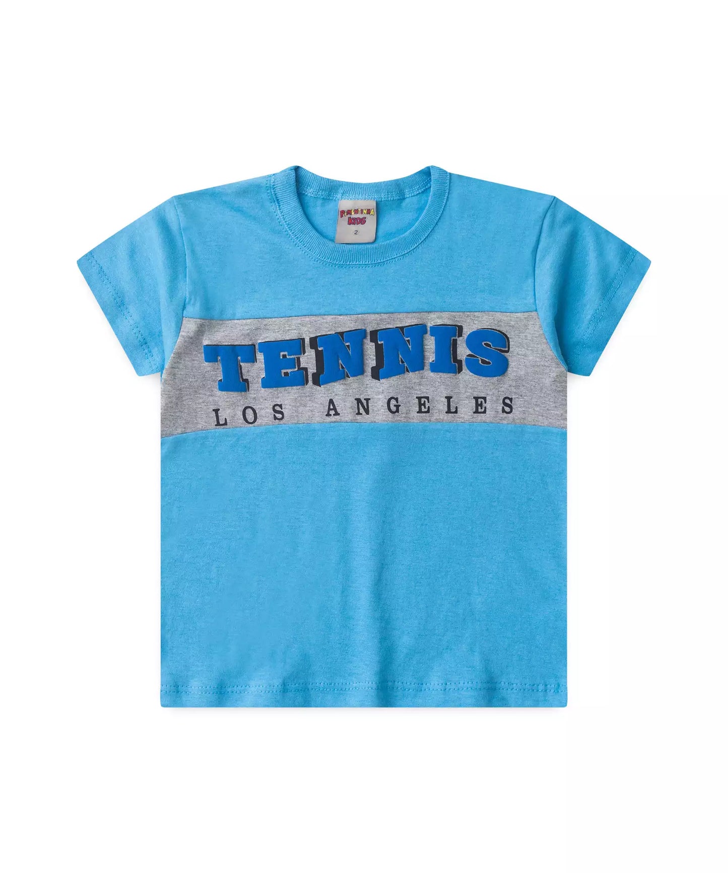 Conjunto Curto Menino Tennis Los Angeles Azul