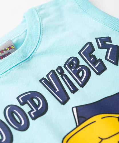 Conjunto Curto Menino Vibes do Verão Azul