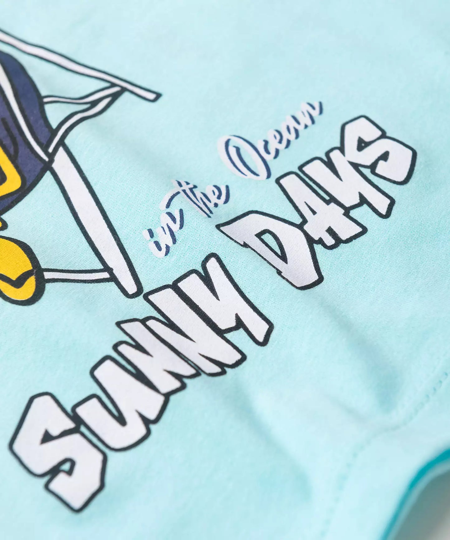 Conjunto Curto Menino Vibes do Verão Azul