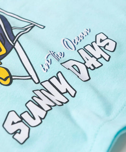 Conjunto Curto Menino Vibes do Verão Azul