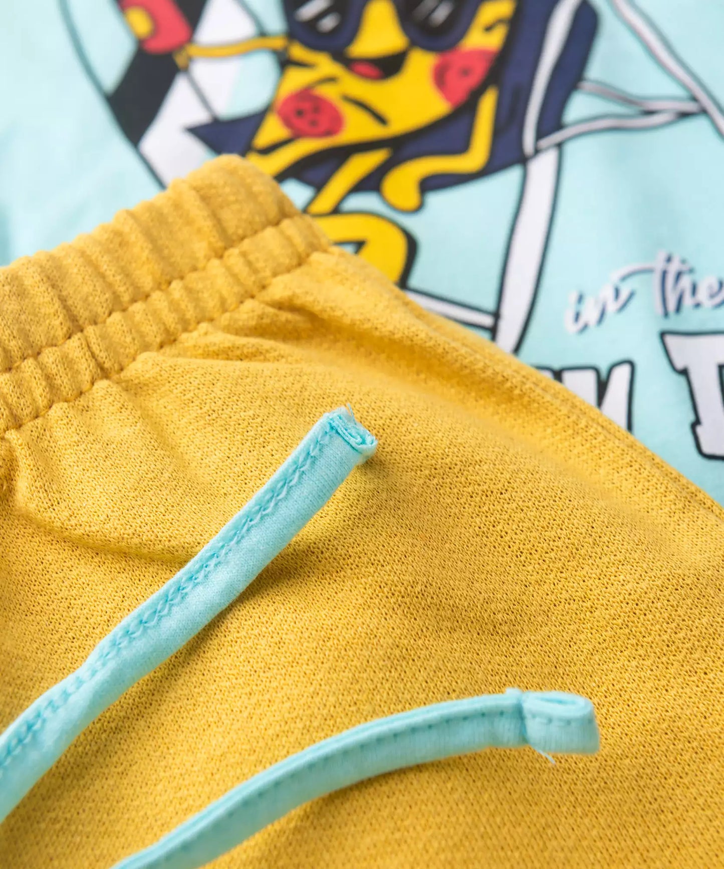 Conjunto Curto Menino Vibes do Verão Azul