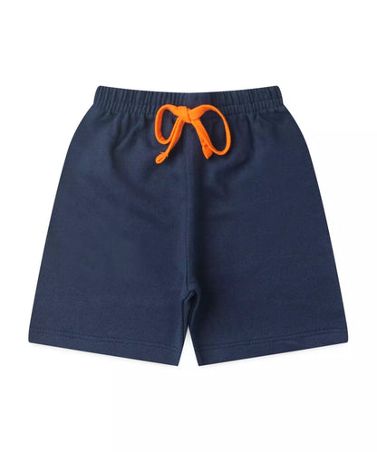 Conjunto Curto Menino Vibes do Verão Laranja