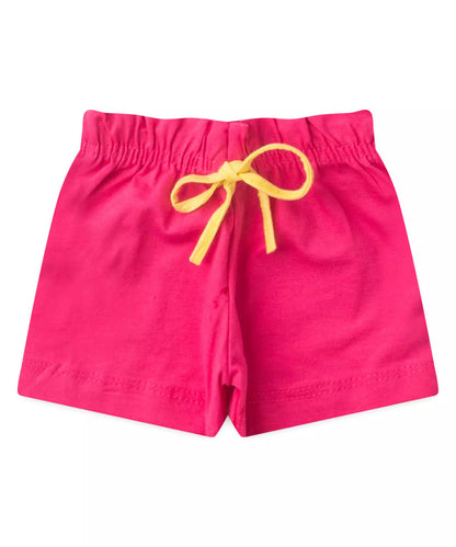 Conjunto Curto para Bebê Menina Best Friends Amarelo