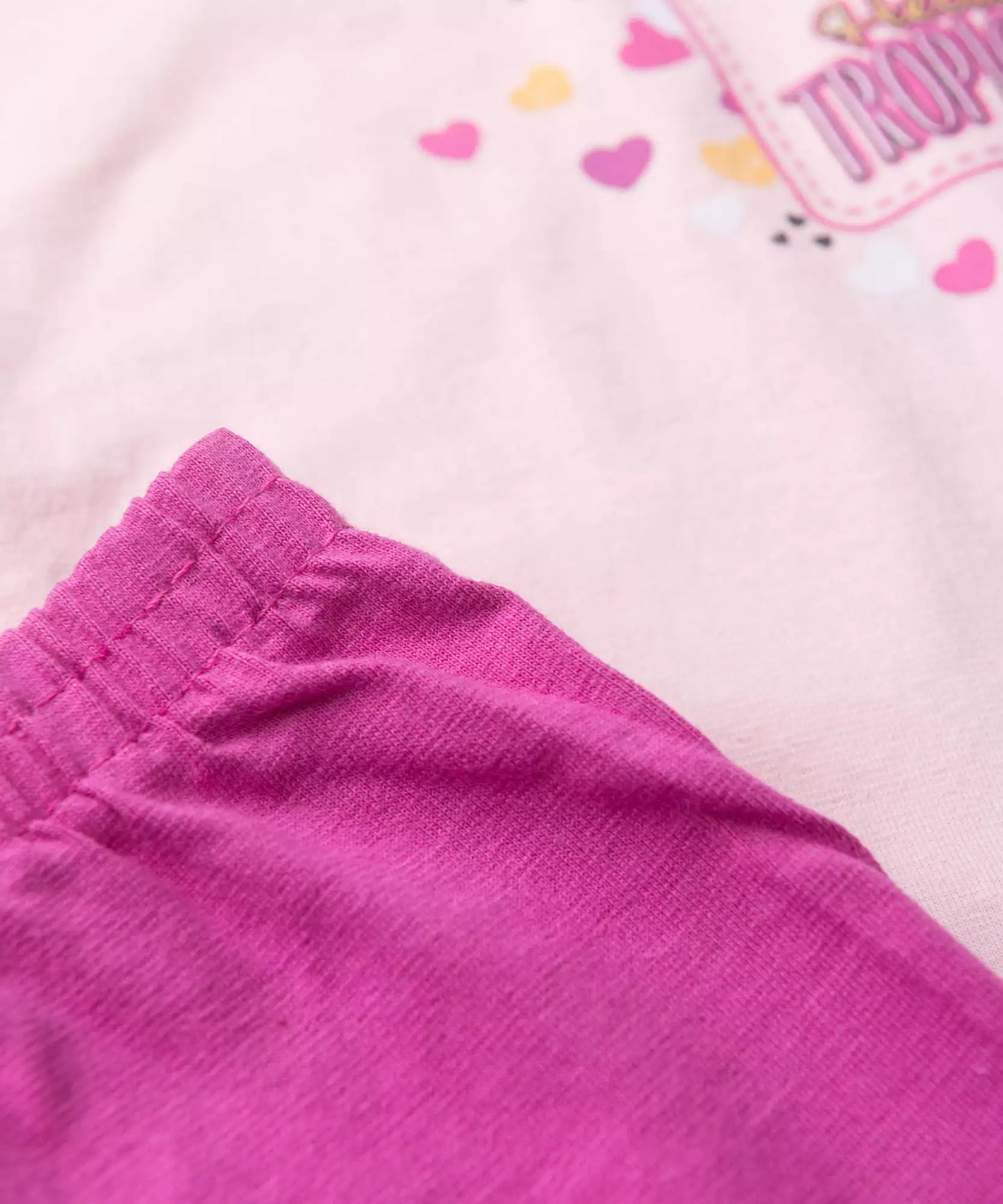 Conjunto Curto para Bebê Menina Girafinha Encantada Rosa