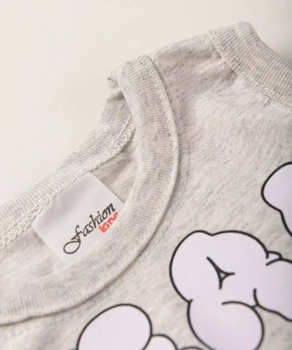 Conjunto Curto para Bebê Menino Avião Mescla
